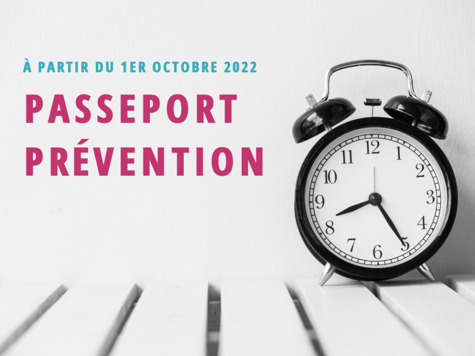 Le Passeport Prévention Arrive Le 1e Octobre Artmonie Impuls 9748